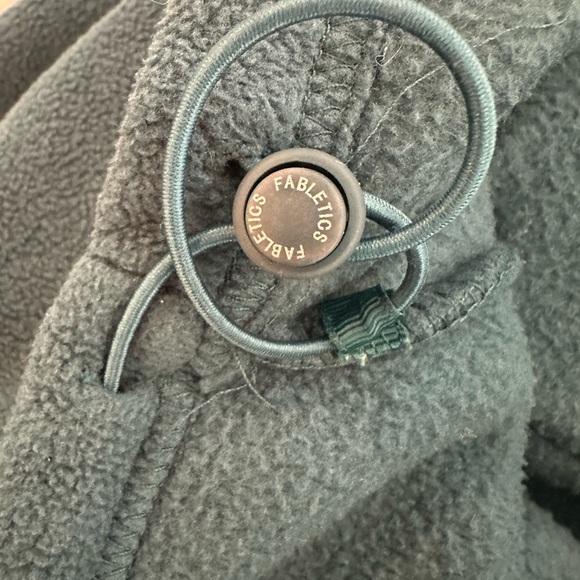 Fabletics Rayne Polar Fleece green teddy sweater half zip XL - Picture 9 of 9